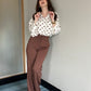 Polka Dots Oversized Office Wear Shirt