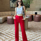 Wider Bottom High Waist Pants