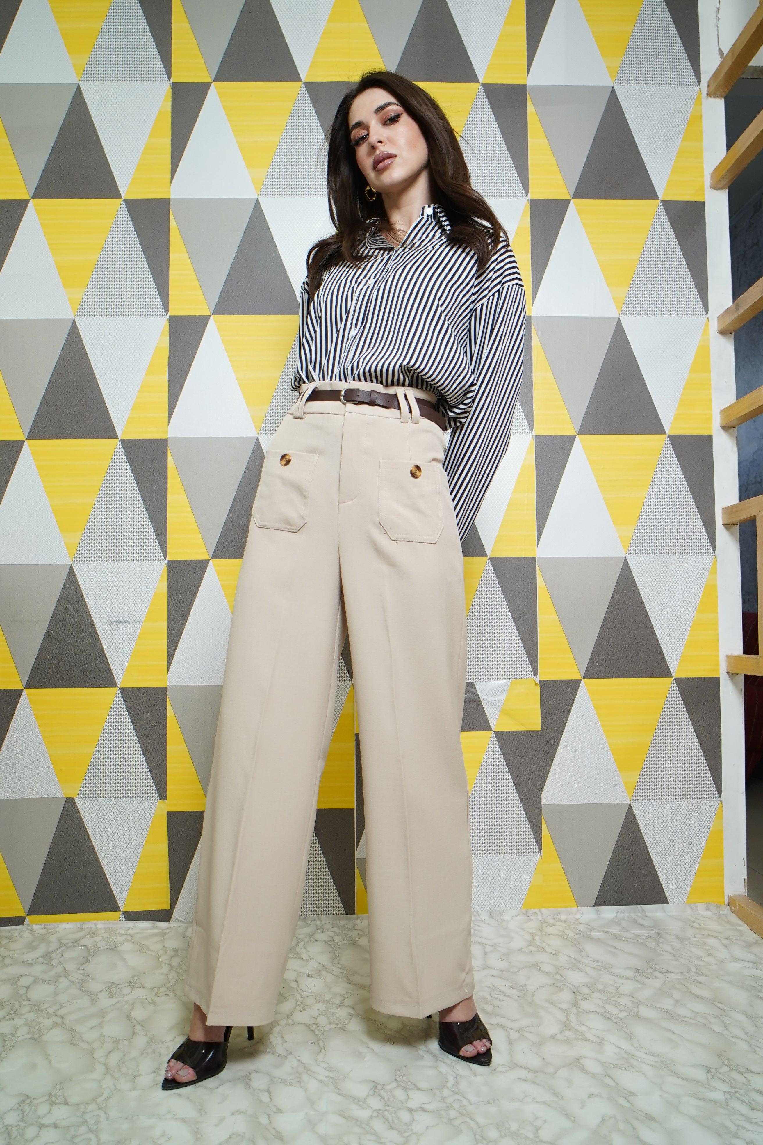 How To Style Zara High Waisted Trousers - Digitaldaybook