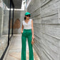 Wider Bottom High Waist Pants