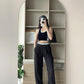 Elastic Waist Casual Pants