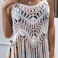 Bikini Cover Up Fringe Crochet Top