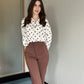 Combo: Polka Dot Shirt With Coco Pants