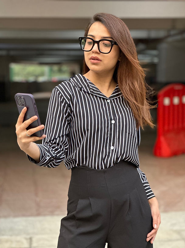 Black striped outlet shirt womens