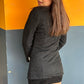 Suede Blazer With Mini Skirt