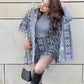 Gloomy Grey Shawl Co-ordinates