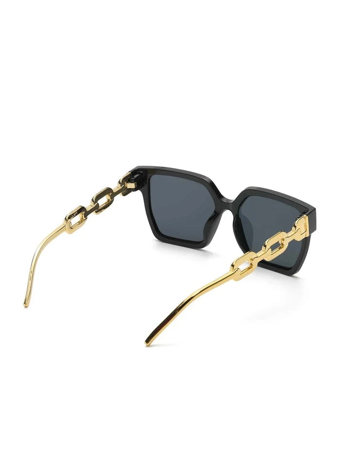Golden Chain Oversized Glasses
