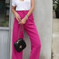 High Waist Wide Leg Pants